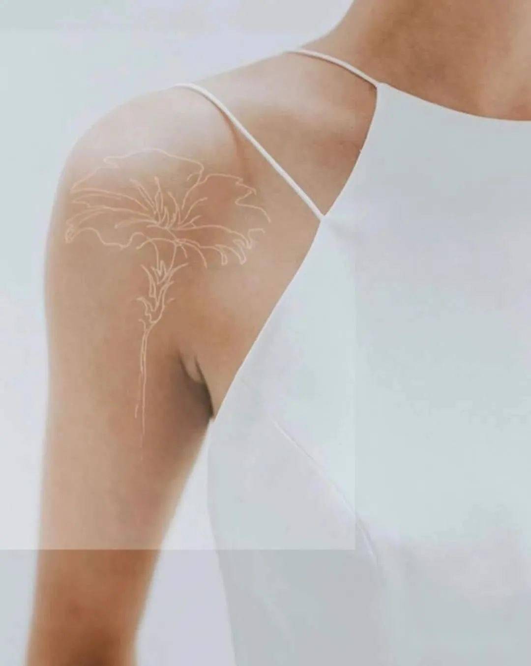 白色纹身素材
