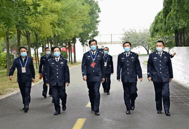 薛永辉厅长到阳泉一监,阳泉二监督导检查安全工作