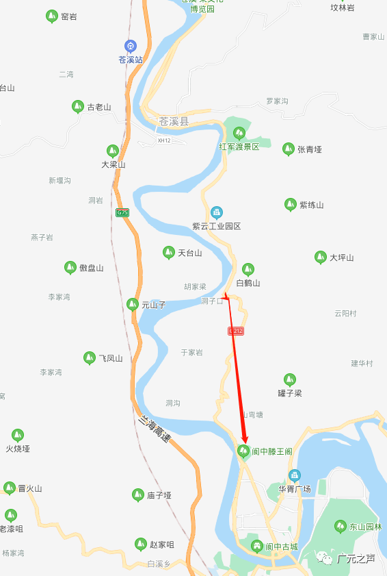 日前,阆中市交通运输局发布了国道212线苍溪回水至阆中双龙段公路