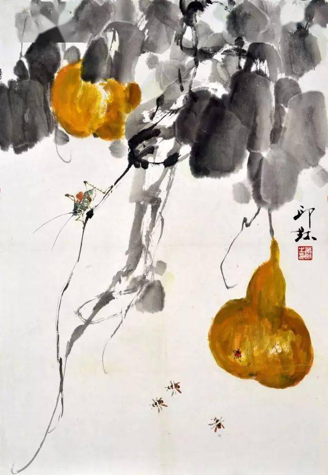 萧朗画蔬果美醉了