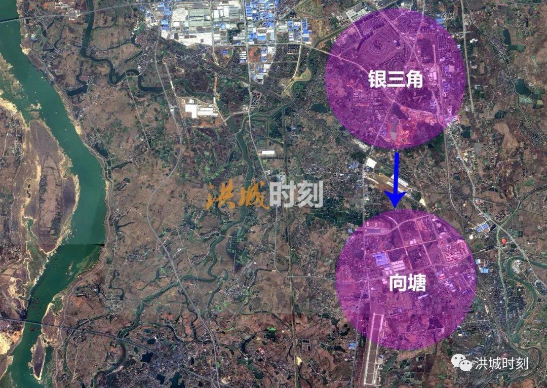 可以说银三角片区已经成为南昌向南发展的重要一极,如果假设还可以