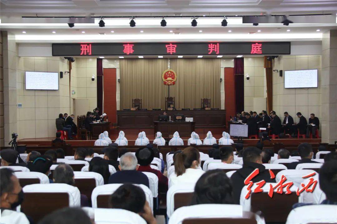 庭审现场湘西州人民检察院起诉指控,2002年以来,鲁遥先后笼络了张乐