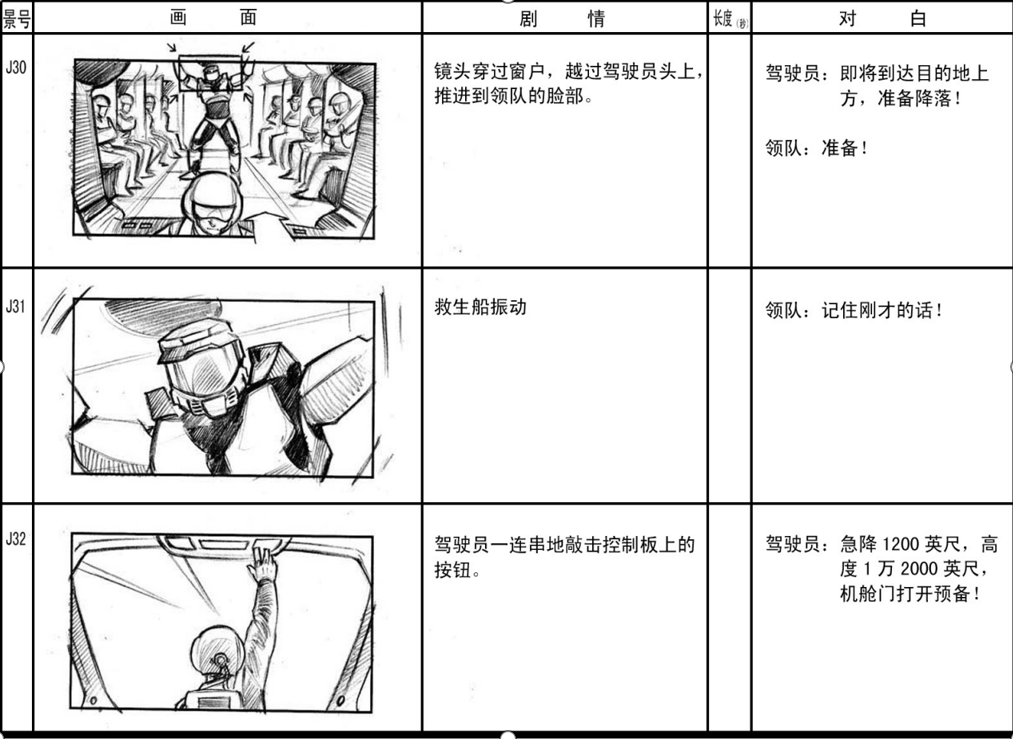 动画脚本范例图片