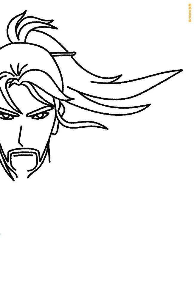 马克笔手绘丨姜子牙绘画过程,超级简单易学,快快动手吧