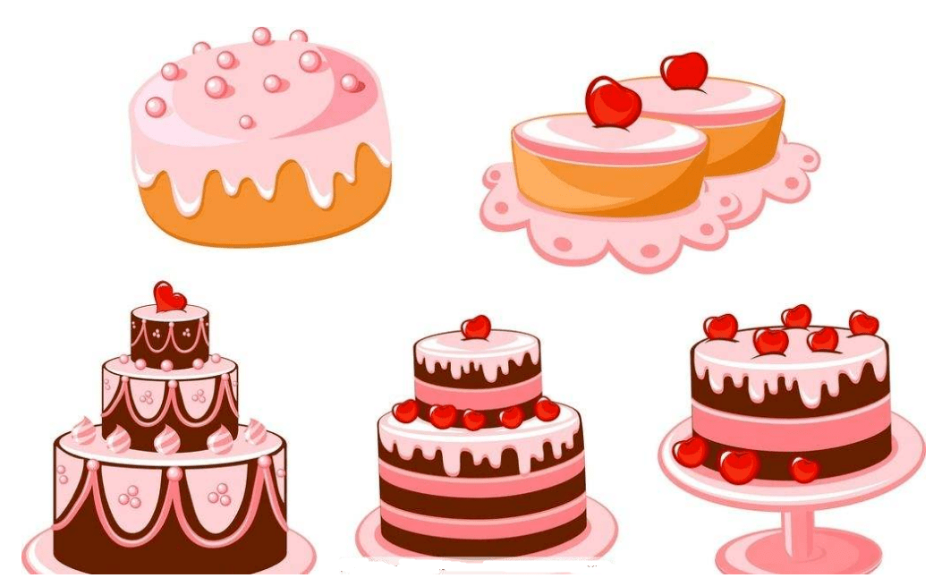 简笔画简笔生日蛋糕合集67