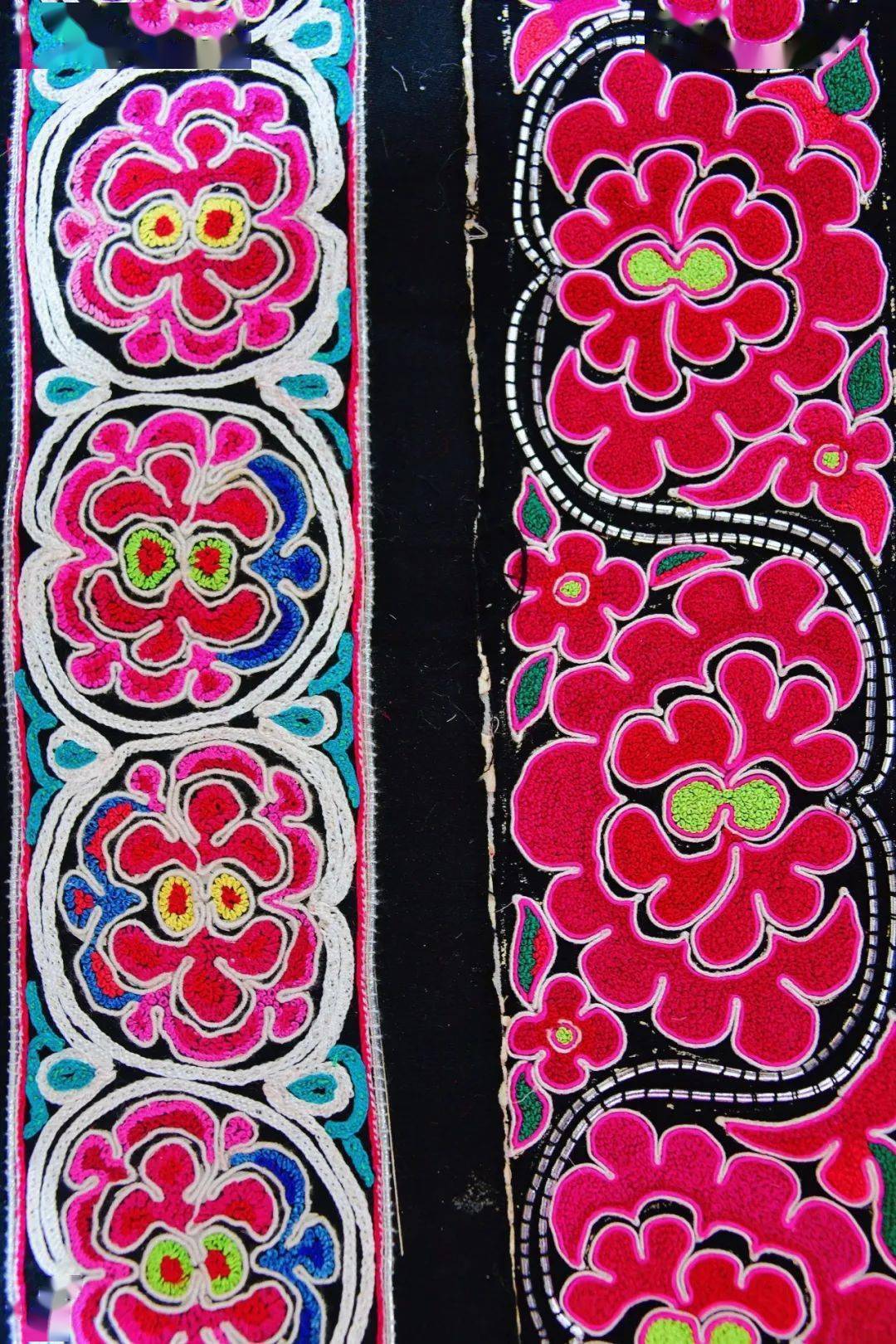 东山彝族绣娘字定七_刺绣