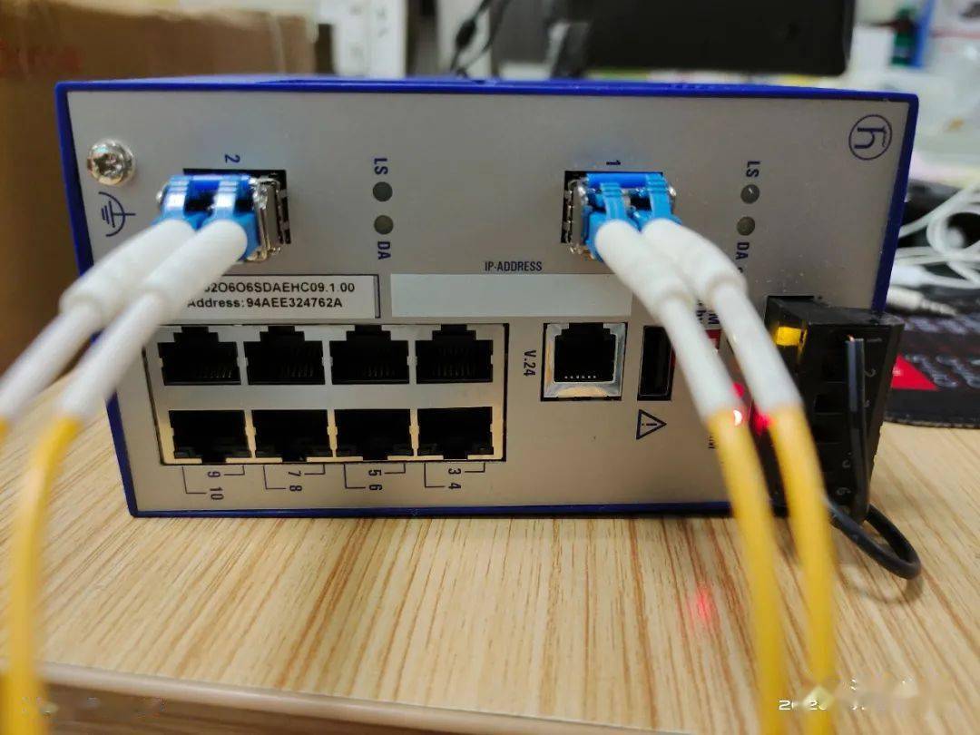 2光8电光纤交换机的应用测试