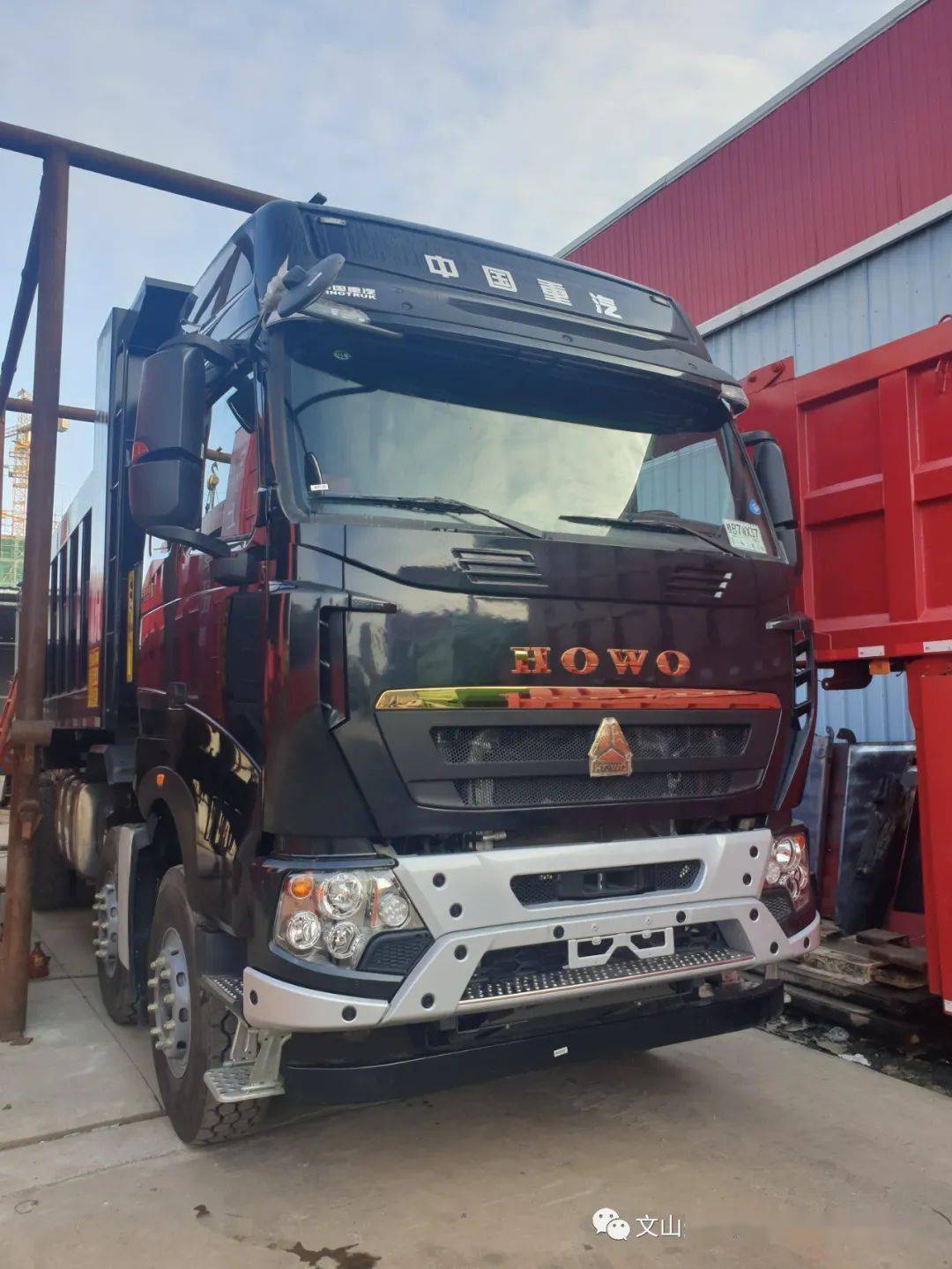 颜值与实力并存文山天宇金标版重汽t7大自卸到店