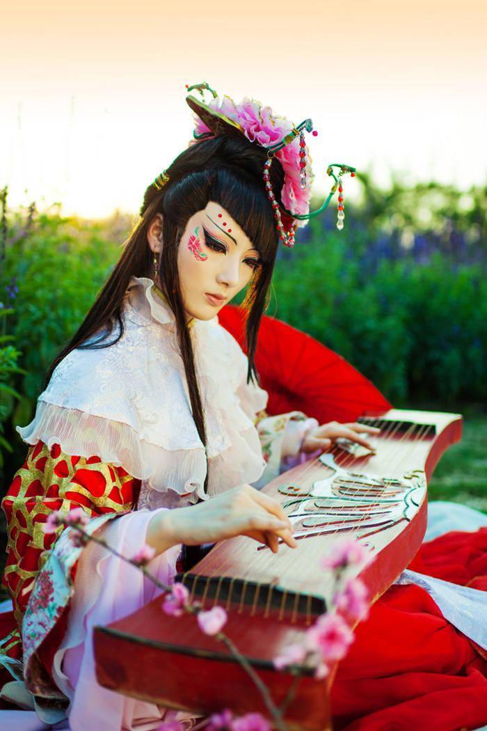 霹雳布袋戏绯羽怨姬cosplay