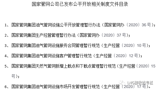 石油观察家国家管网首次公开管网接收站储气库完整信息