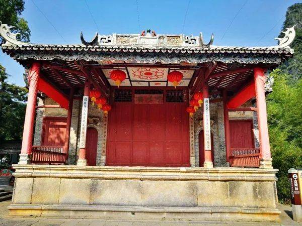 贺州境内遗存的古戏台建筑黄姚古戏台
