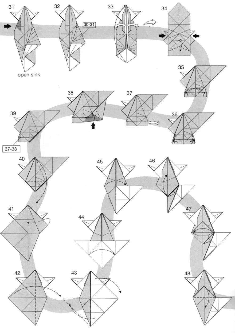no2233今天来教你折个陈晓设计的纸片人小女孩