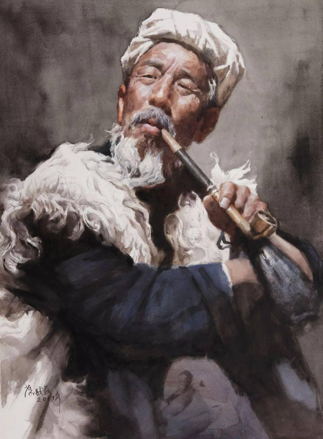 直视最本质的生命面貌叶献民的写实水彩