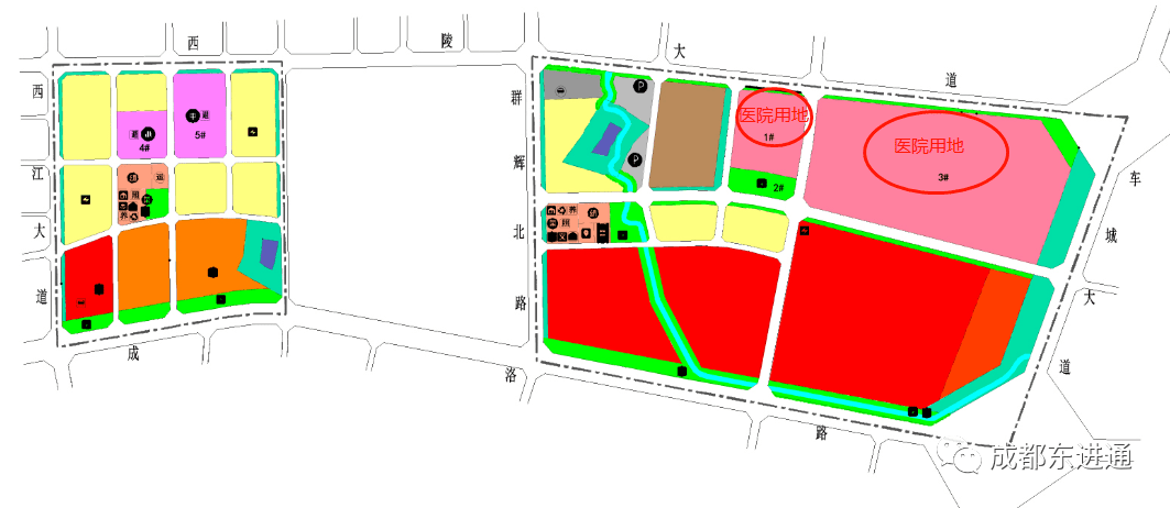 龙泉驿西河新扩建跃进永丰幼儿园小学及规划三级综合医院262亩土地拟