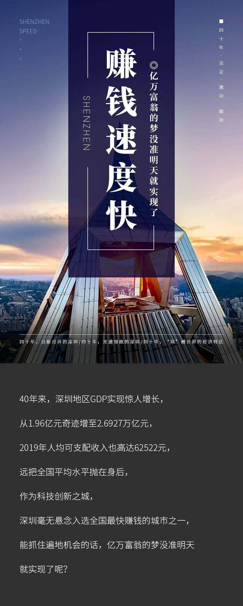 原版聚焦 | 一图看懂燃过火箭的"深圳速度"!