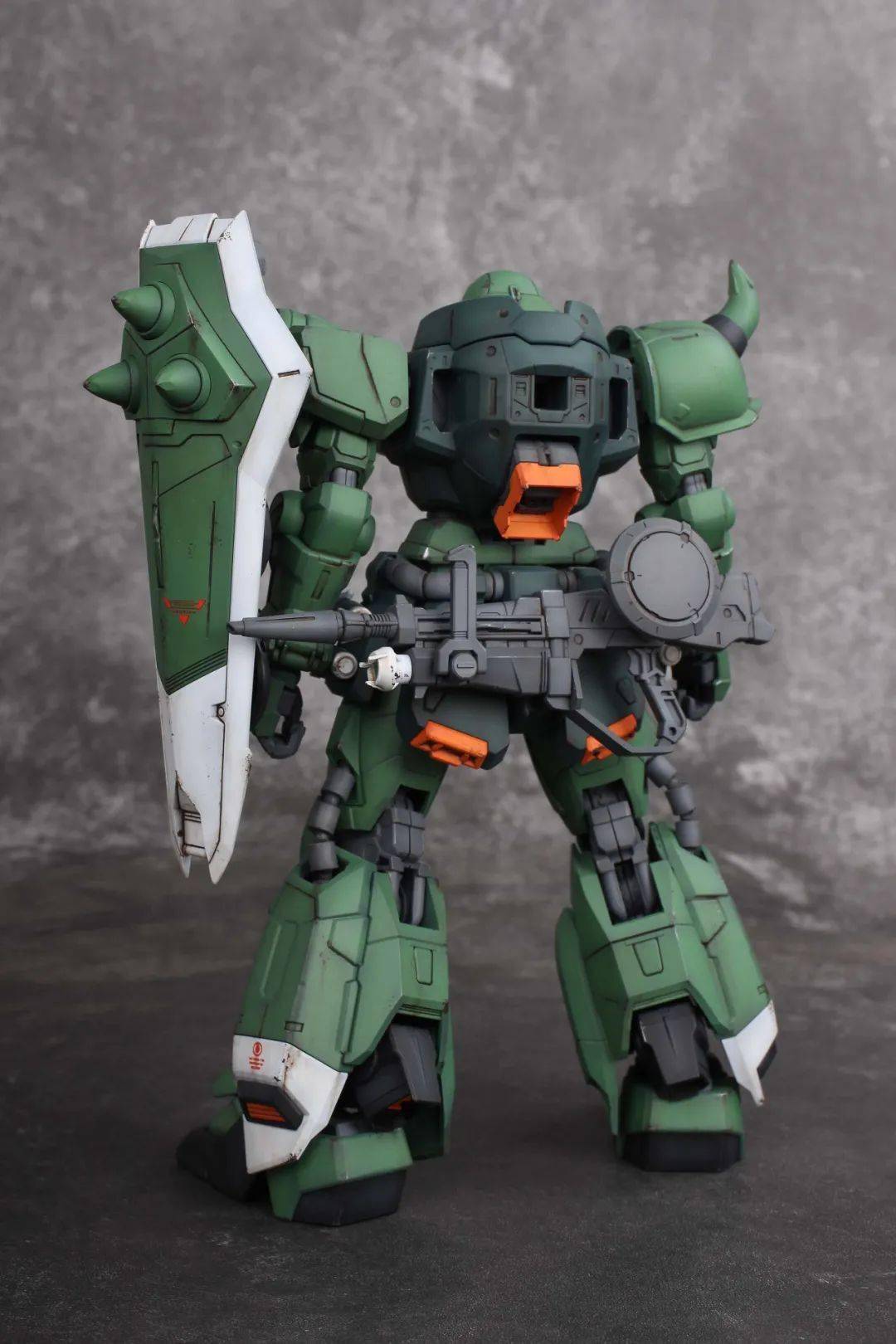 露娜机  标签 | 涂装改色,佳作, 投稿 露娜扎古改量产型绿扎古勇士