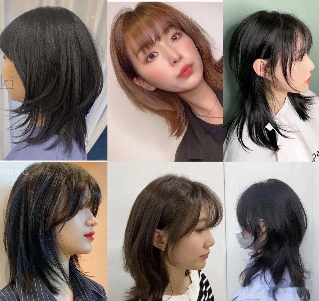 搭配黑发或者棕发能衬托肤色,既适合夏天又适合秋冬两季,可以打薄层次