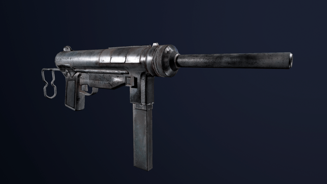 学生投稿3dsmaxsp游戏次时代枪械道具制作全流程讲解