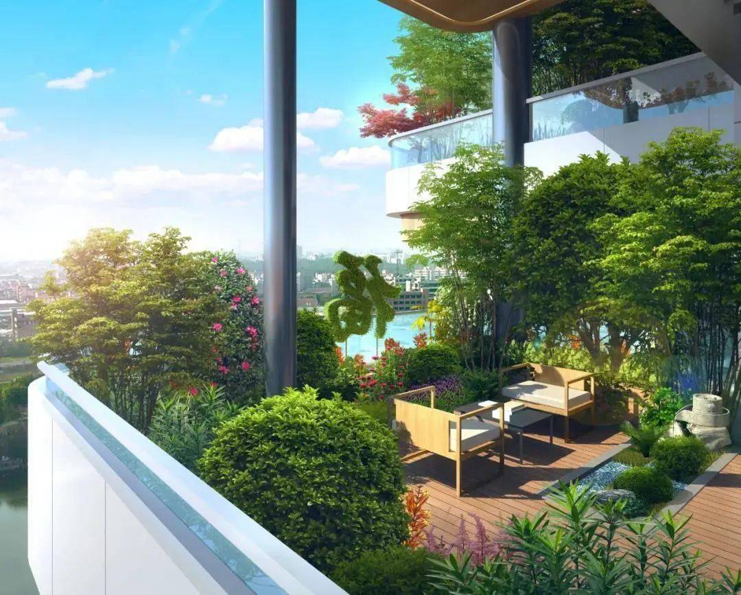 家在空中庭院里,这样的房子你爱不爱?