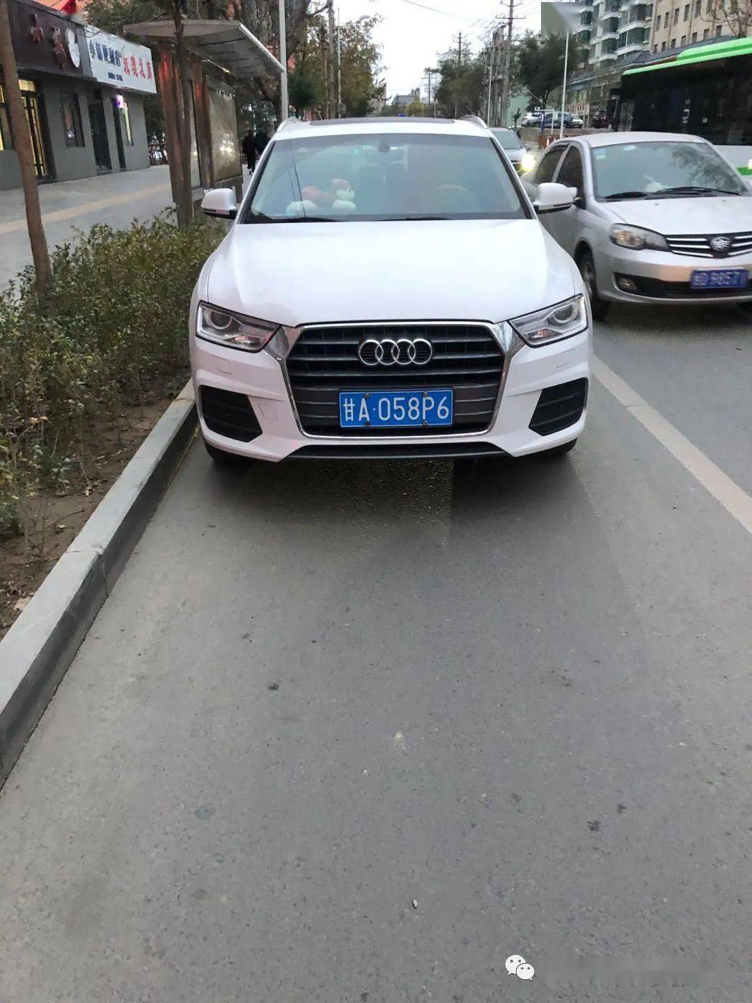 曝光白银交警再曝光一批违停车辆