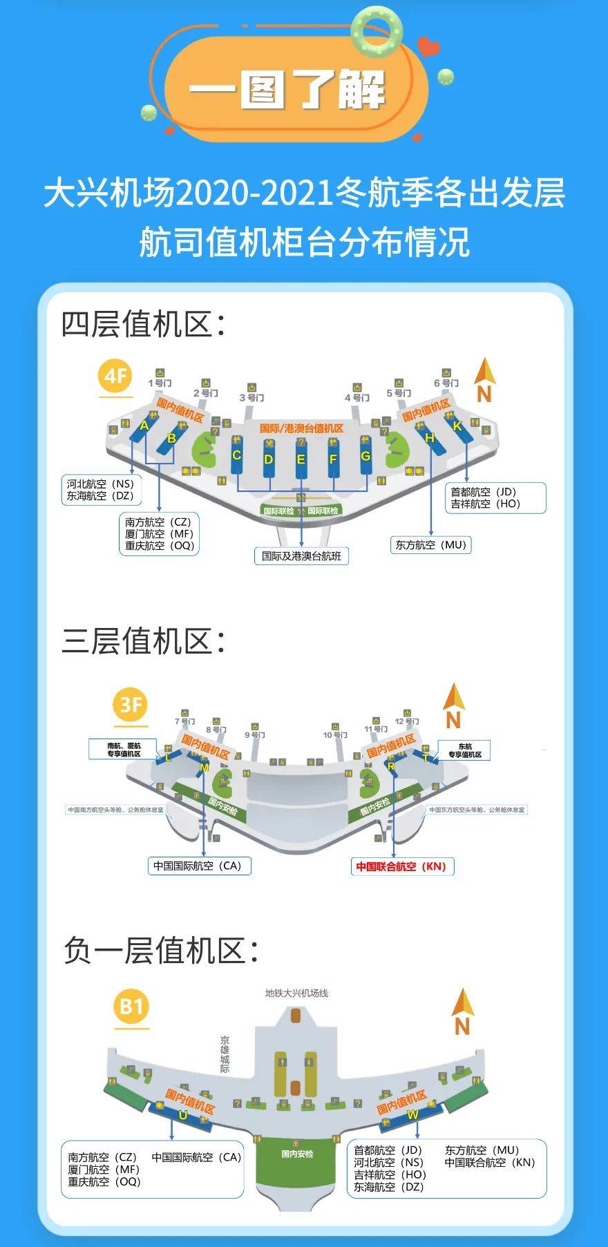 大兴机场内部导航图图片