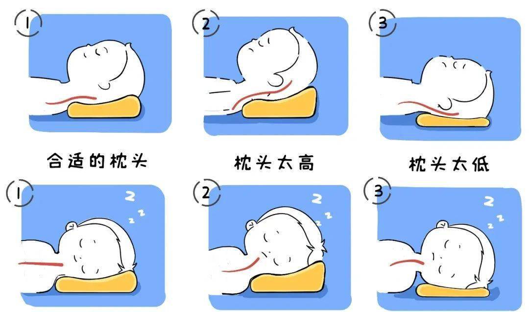 记忆枕的正确睡姿图图片