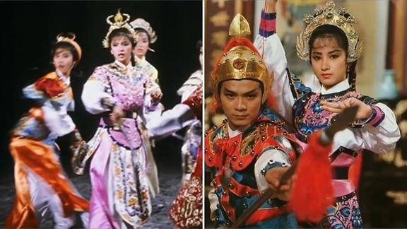 张国荣唱勇者无敌 1985 杨家将 tvb全明星参演