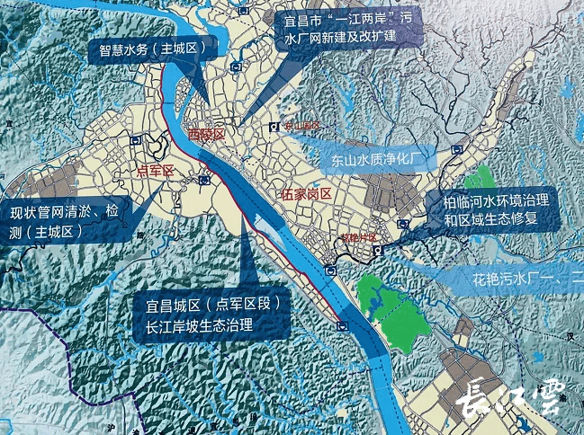 10月22日上午,宜昌市與三峽集團合作共抓大保護項目集中開工在點軍區