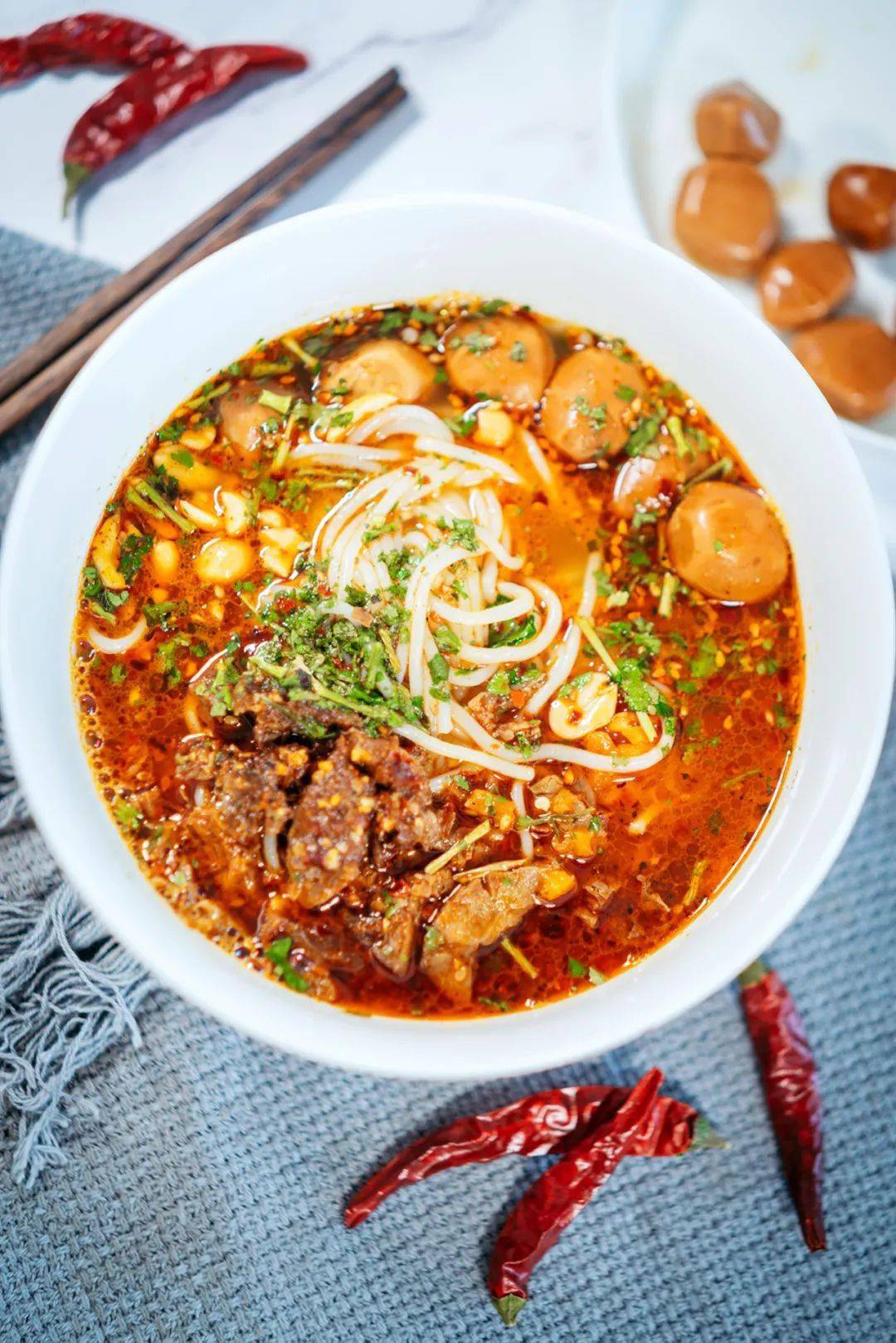 麻辣牛肉米线来袭,料足!味猛!顺丰包邮!_肉酱