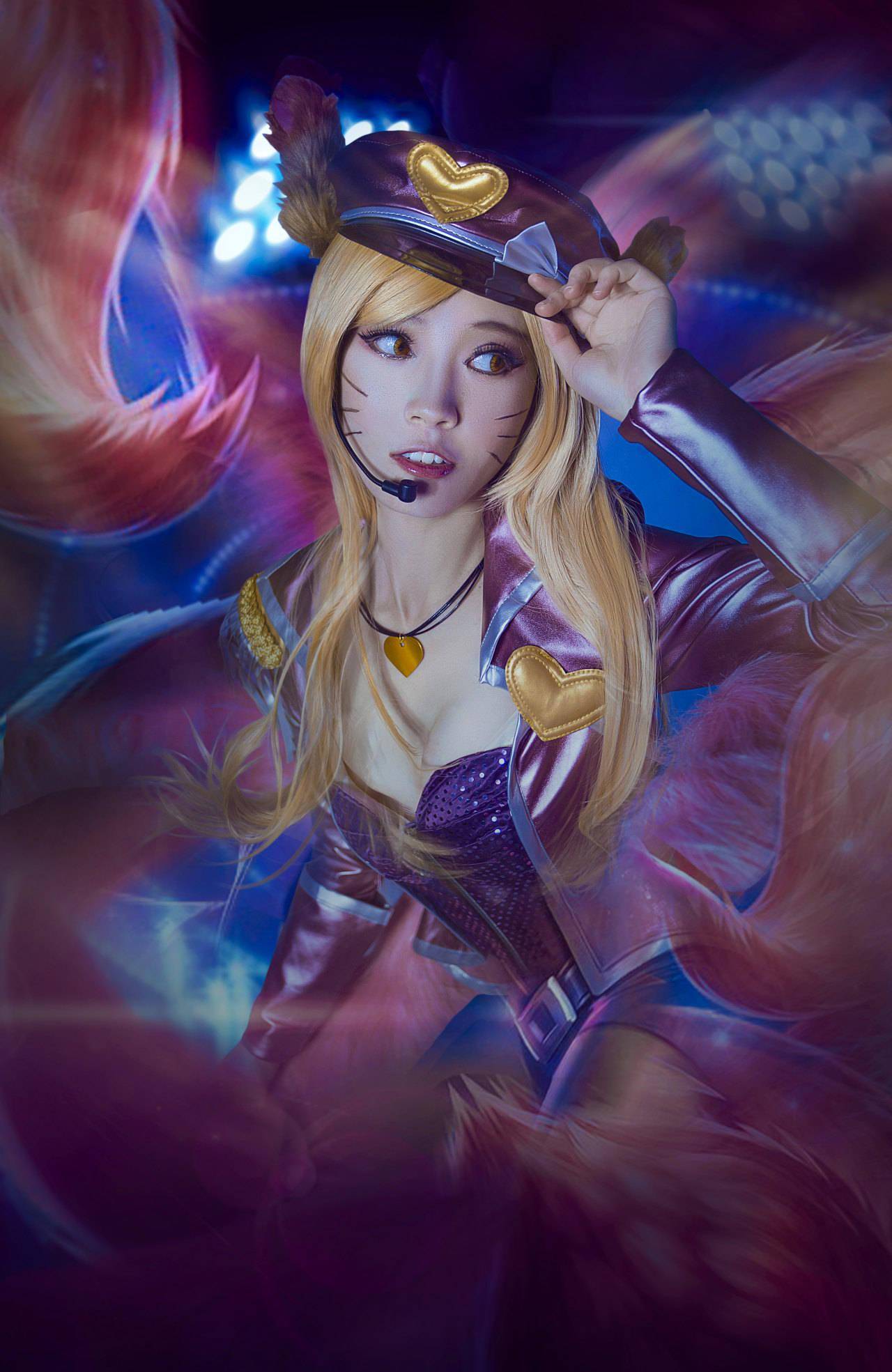 英雄联盟 偶像歌手阿狸cosplay