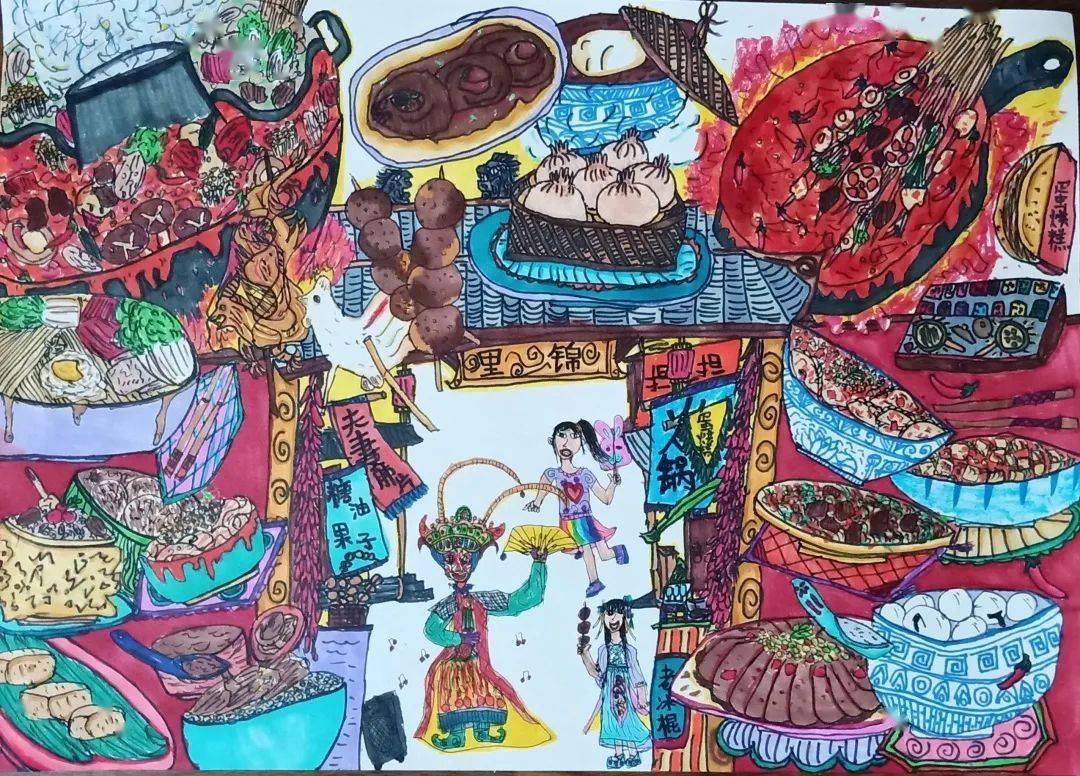 活动 | "家乡的美食"投票继续,绘画类11-20号作品开放投票