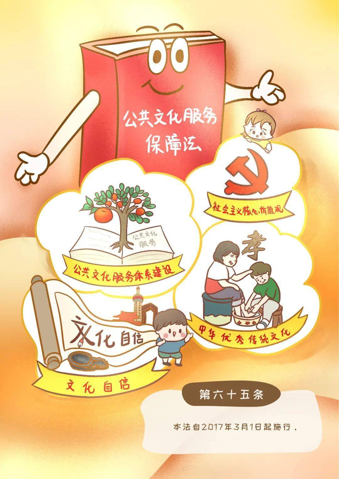 《公共文化服务保障法》中山原创漫画解读来了!