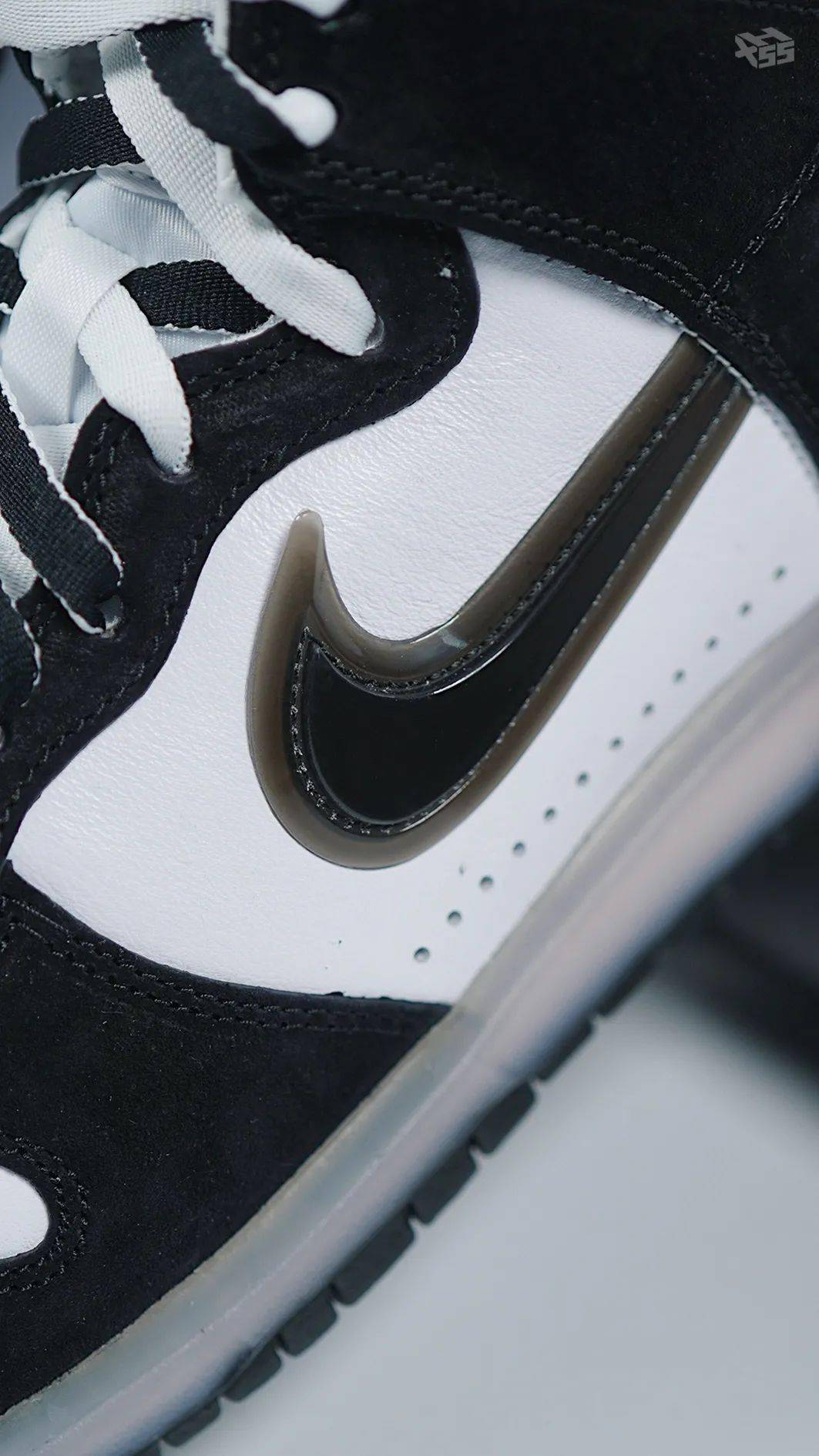 反转的勾勾惹人爱slamjamxnikedunkhighclearblackxh55开箱