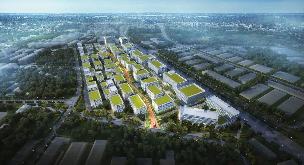 今天,联东u谷松江科技企业创新港项目在松江区车墩镇开工,是继今年上