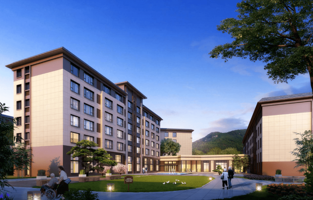 近50亩河东这地开建养老院效果图出炉
