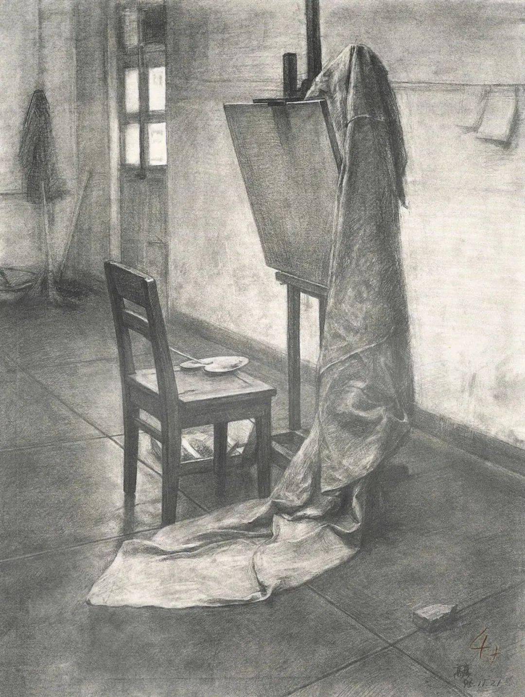 素描经典100幅中央美院附中留校作品