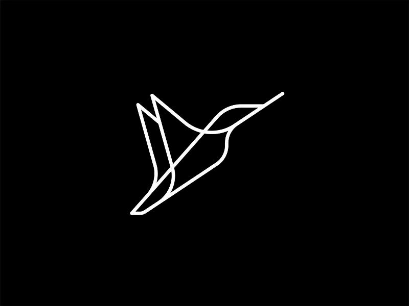 国外设计线条风格logo图形