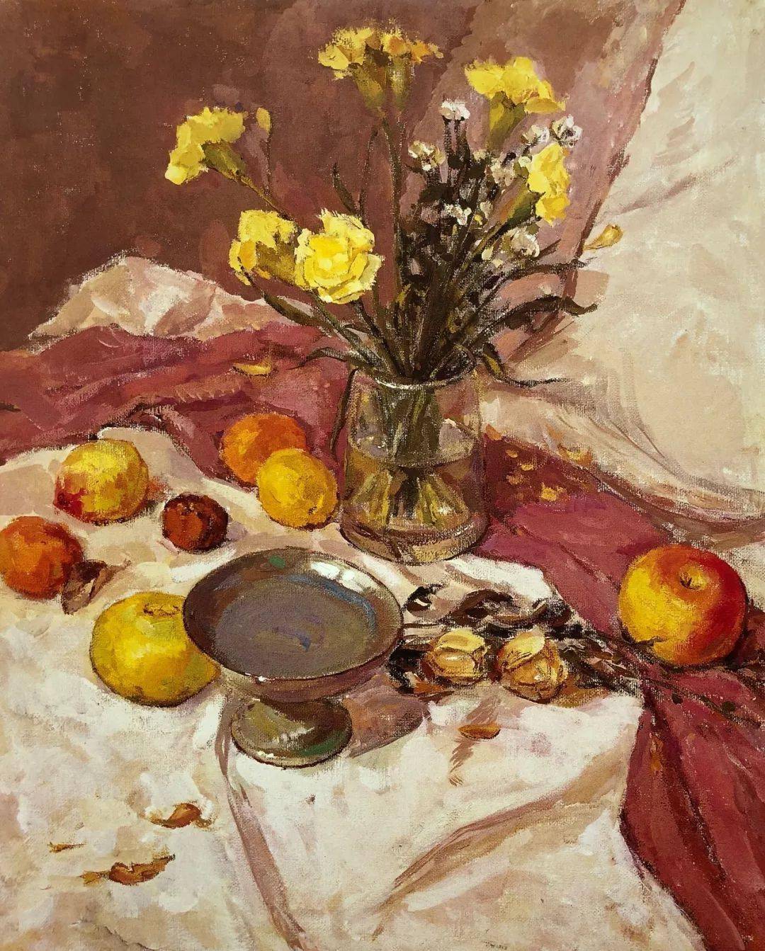 色彩经典100幅中央美院附中色彩静物留校作品