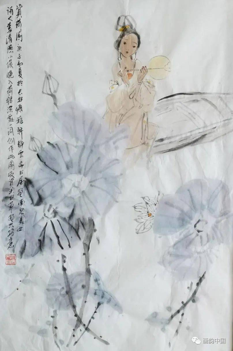 画韵人物品读袁大安作品欣赏