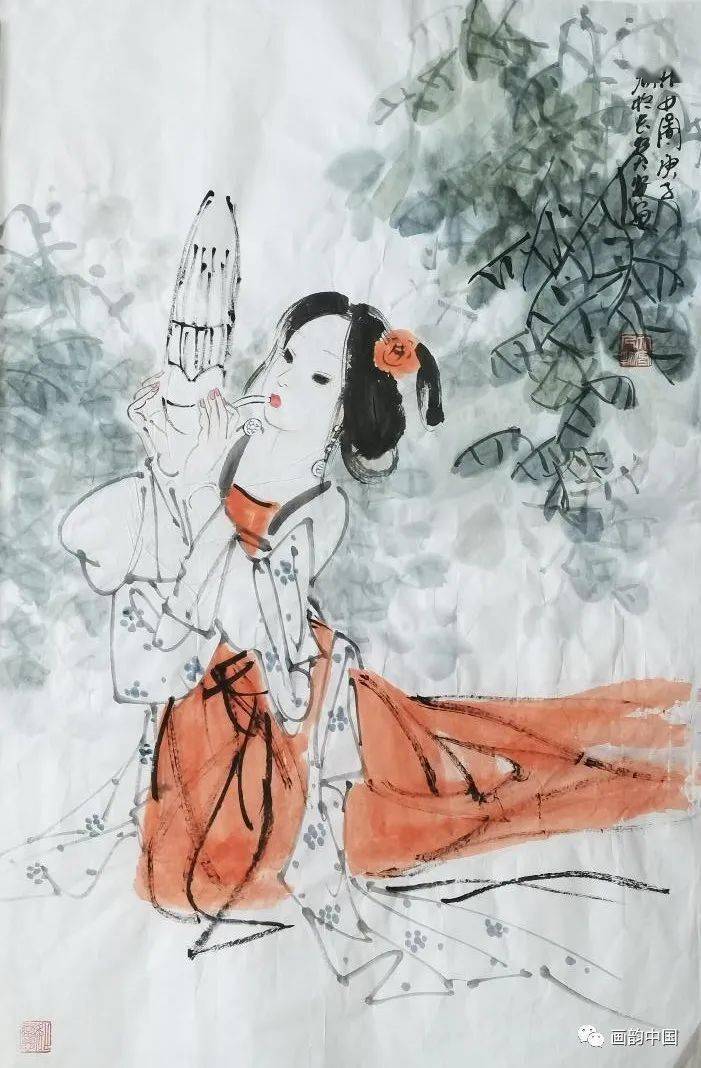 画韵人物品读袁大安作品欣赏