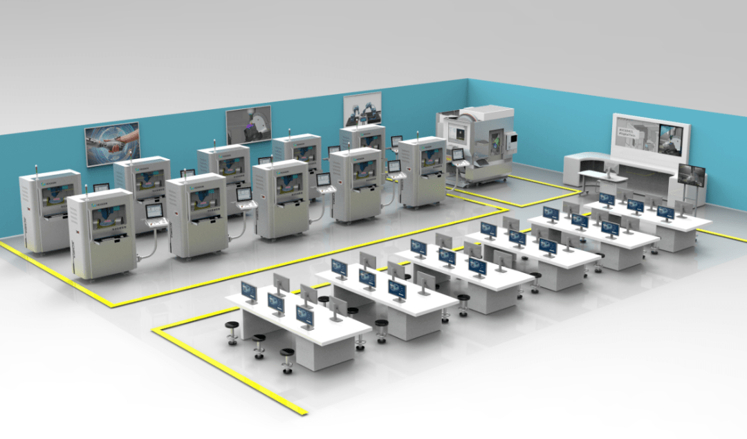智能仿真软件主流操作系统完美模拟实际加工场景的五轴训练机来了