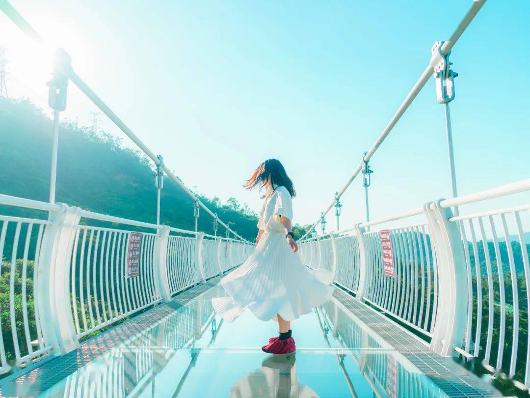 中山泉林玻璃桥图片
