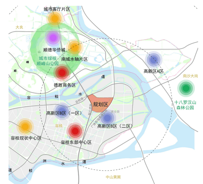 顺德容桂规划局控规图图片