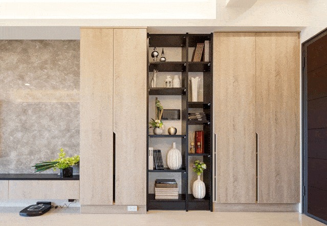 齐美装饰149㎡四房两厅隐藏式收纳让人意想不到