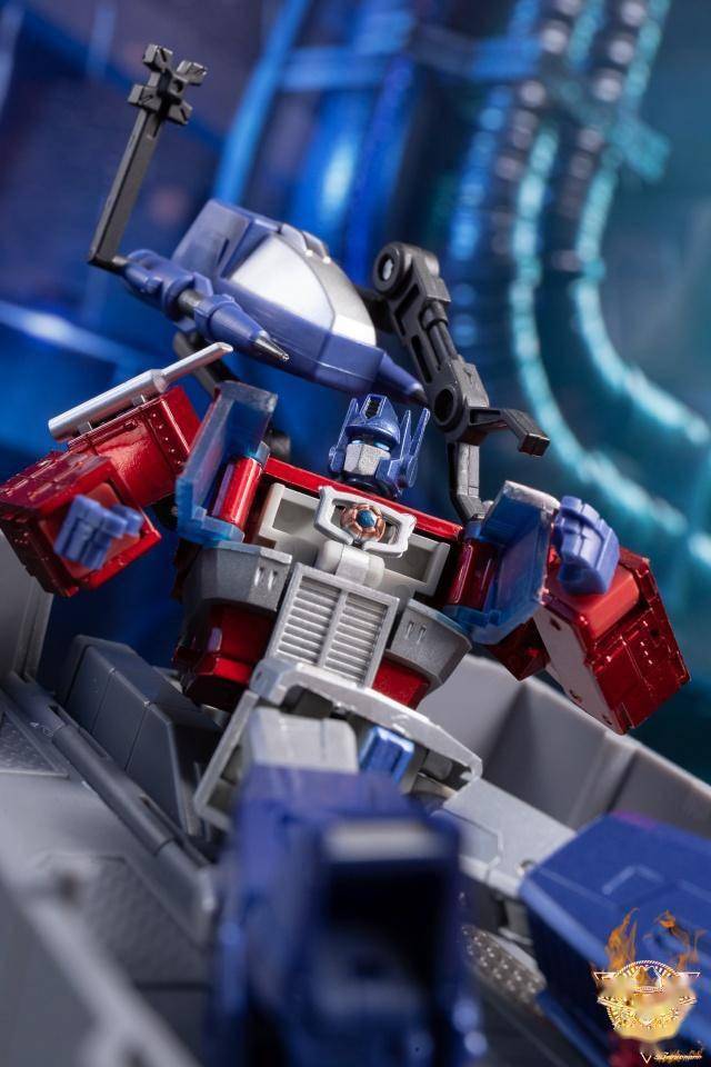 模玩测评:变形金刚第三方 ms-toys 金属色小擎天柱