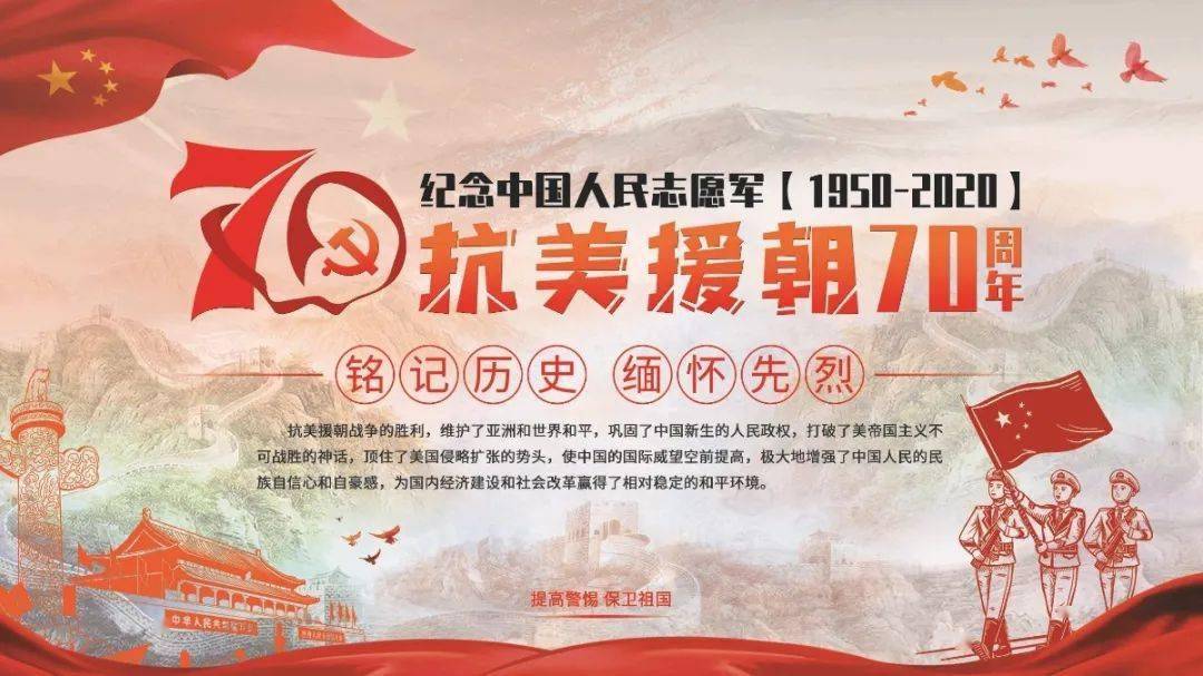 三河市汇福实验学校纪念抗美援朝70周年志愿宣讲活动