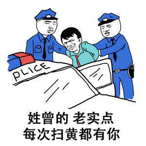 表情包67老实点每次扫黄都有你