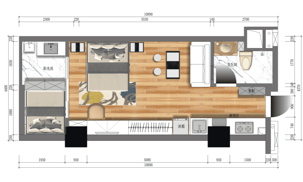 山河源墅3370墅级写字楼公寓