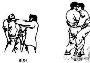 实用擒拿术:被正面拦腰搂抱反击的擒拿格斗技巧