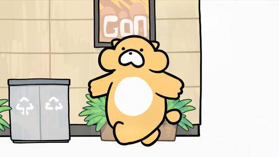 gon的旱獭:旱獭发现熟人了,他马上藏起来了,他不想看熟人